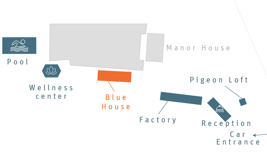 Plan of the blue house