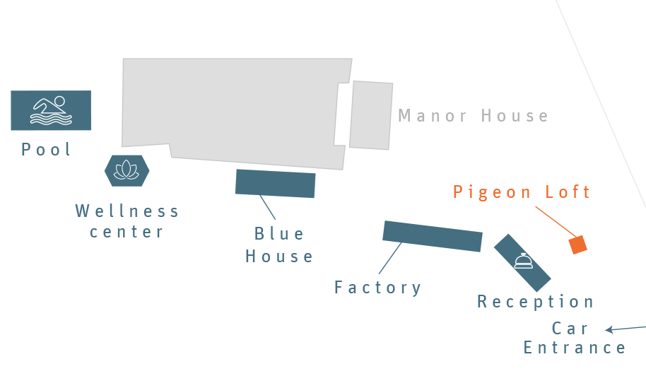 Plan of the pigeon loft